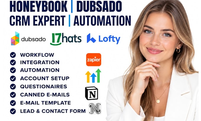 setup dubsado honeybook 17hats CRM workflows automation client onboarding system