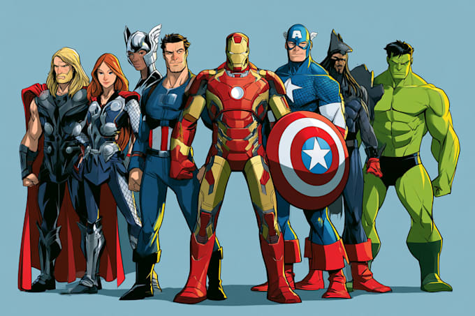 comic book illustration with comic book illustrator