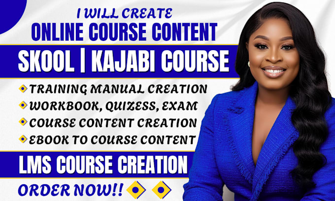 create online course content skool online course, kajabi course, course creation