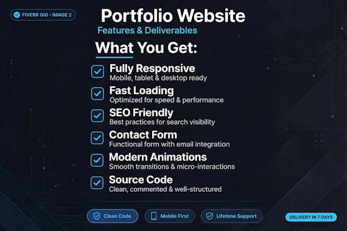 build portfolio, doctor, boutique, business website in react