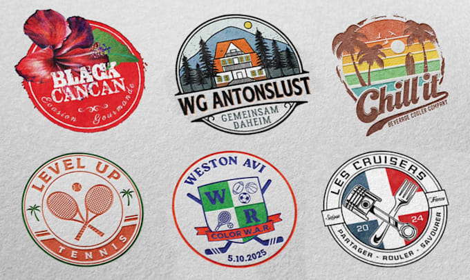design a retro vintage logo
