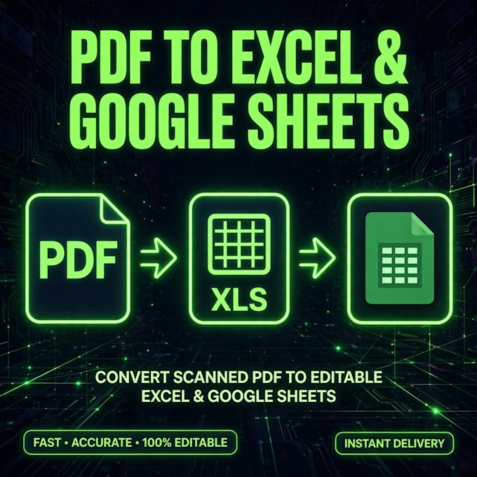 do ai data entry, pdf to excel and web research