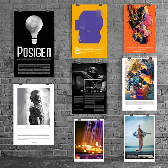 design your print ready and digital posters