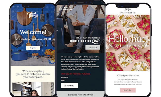 build a klaviyo welcome email flow for shopify
