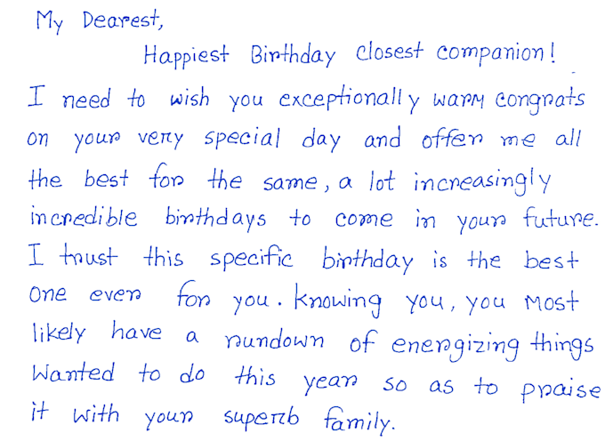 write handwritten lettres and cards