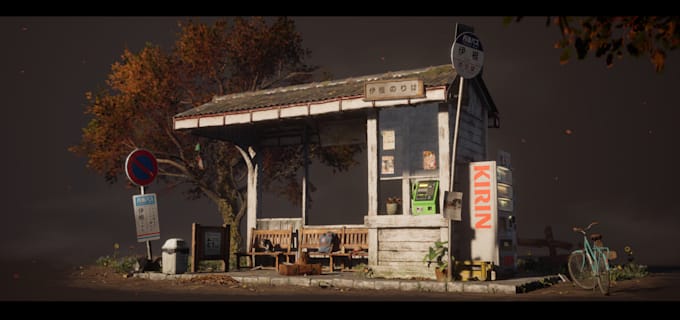 create unreal engine 5 3d game environment and game UI