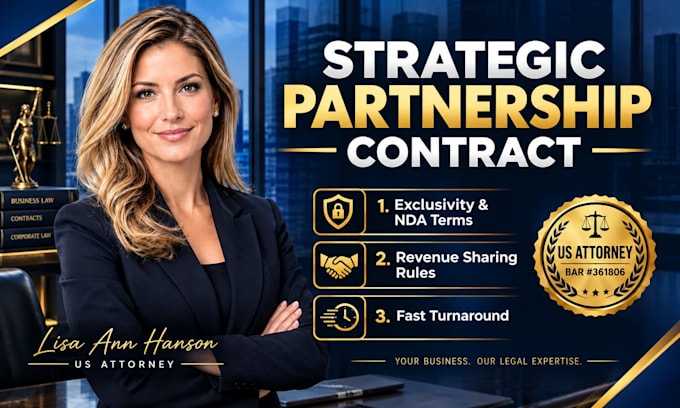 draft a strategic partnership agreement contract
