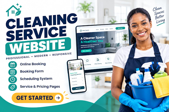 build office house cleaning website booking koala form smart scheduling setup