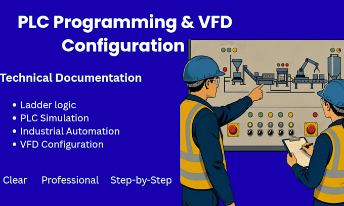 write plc programming and vfd configuration documentation