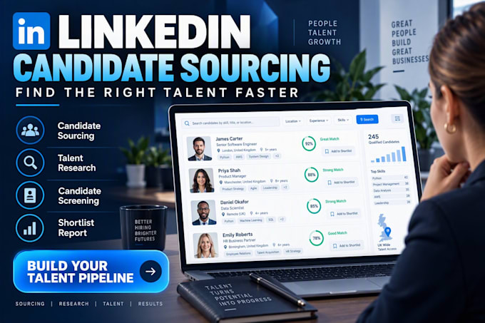 source candidates for your recruitment and hiring needs using linkedin
