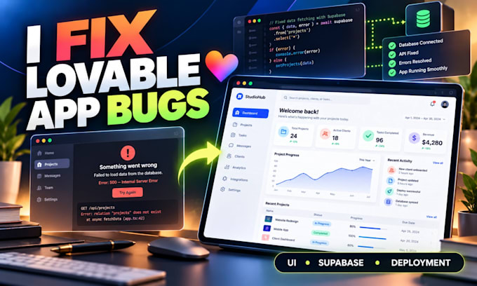 fix bugs in your lovable ai app and connect supabase