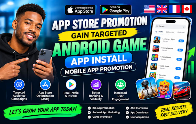 mobile app promotion increase IOS app install android app install app promotion