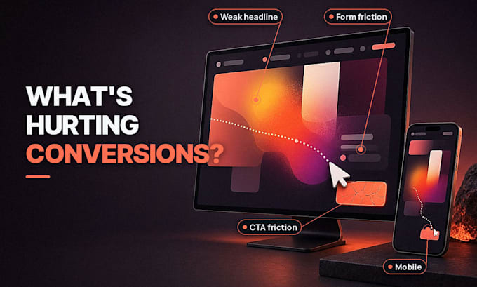 review your landing page to identify conversion issues and opportunities