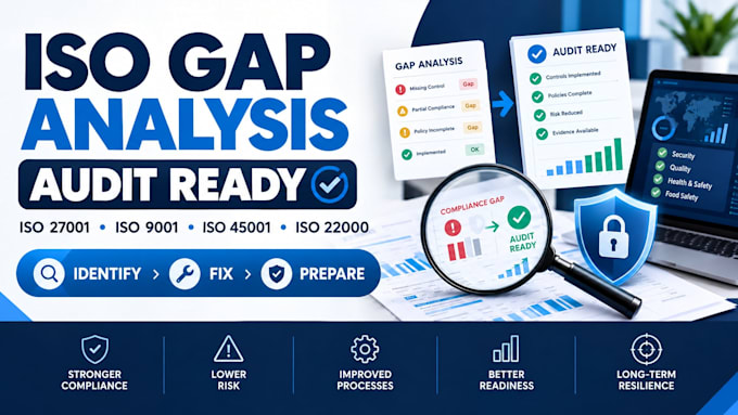 perform an iso gap analysis and audit readiness assessment