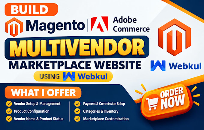 build magento adobe ecommerce multi vendor marketplace website using webkul