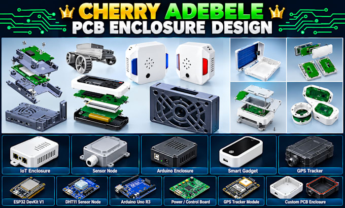 do pcb enclosure, wifi, speaker pcb, iot, arduino, wireless, electronics design