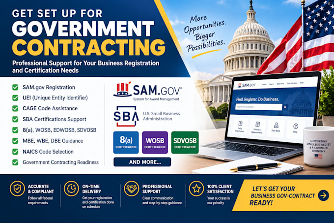 do cage code wosb mbe uei mbe certification samgov 8a sdvosb samgov registration