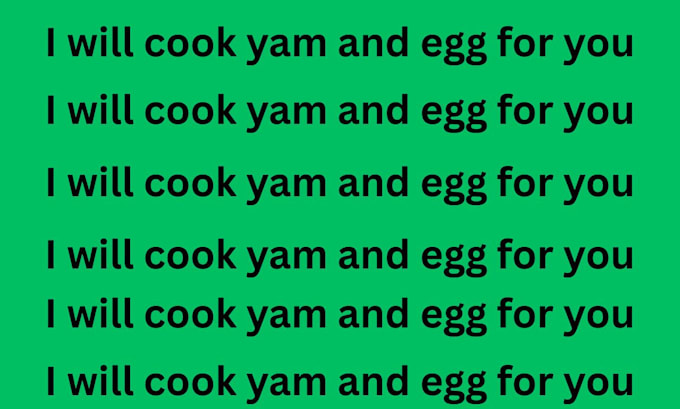 cook yam and egg for you