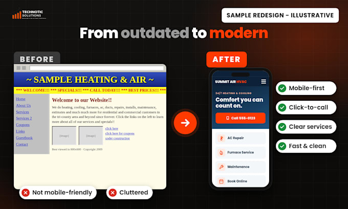 build a mobile friendly website for your local service business
