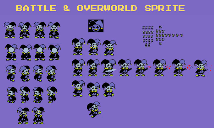 make undertale deltarune oc pixel art overworld sprite for your fangame