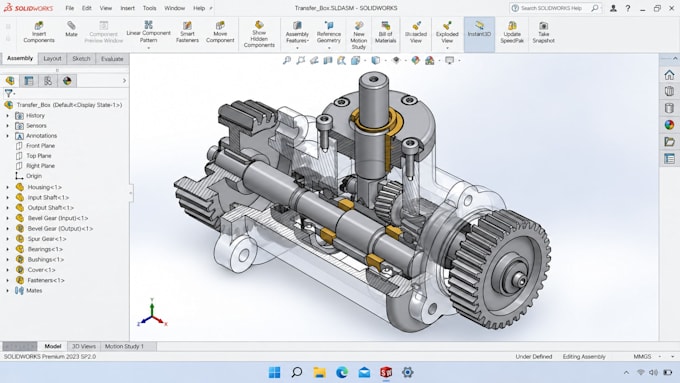 design mechanical mechanism, moving parts and functional cad assemblies