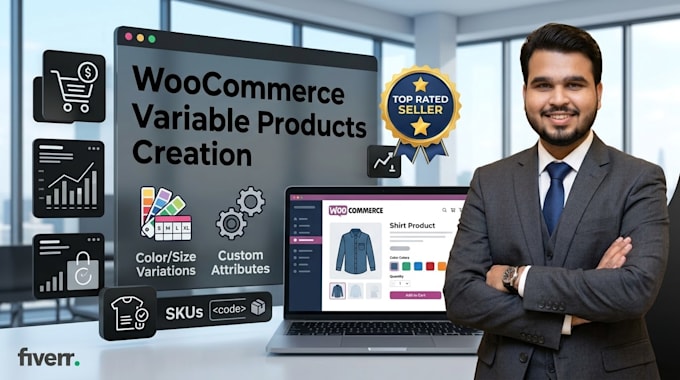 add woo commerce variable products with SEO optimization