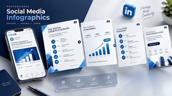 design viral instagram carousel posts and linkedin carousels