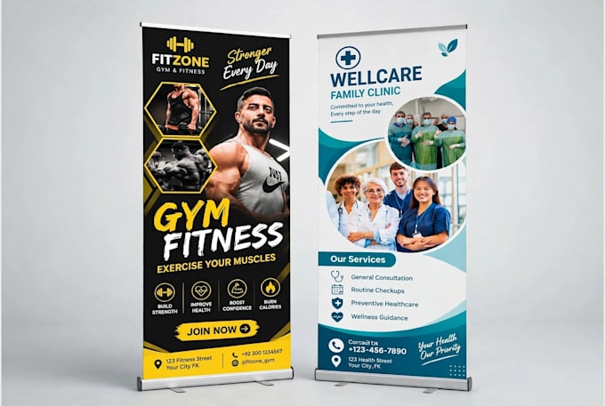 gave you premium roller up banner for your brand