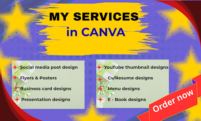 do professional canva graphic designs for your business