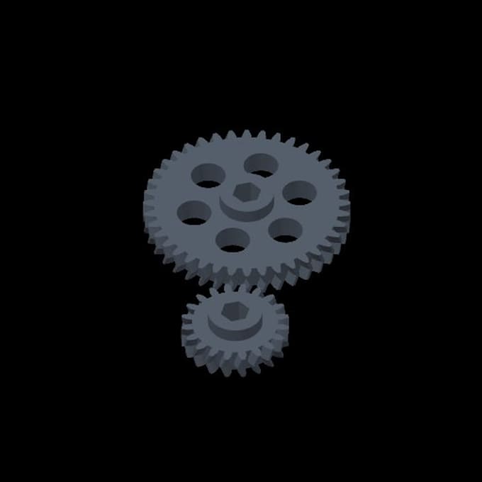 design a custom functional 3d printable part, gear or replacement