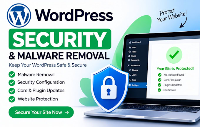secure wordpress website and remove malware