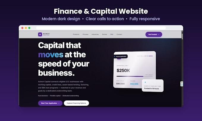 build a fully responsive business website