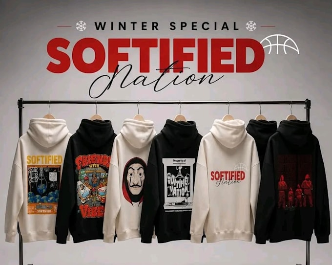design custom hoodie, apparel design and merchandise designs