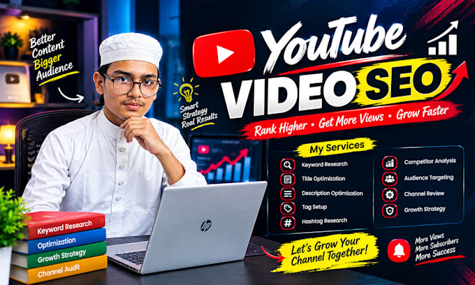 be your youtube video seo and channel optimization