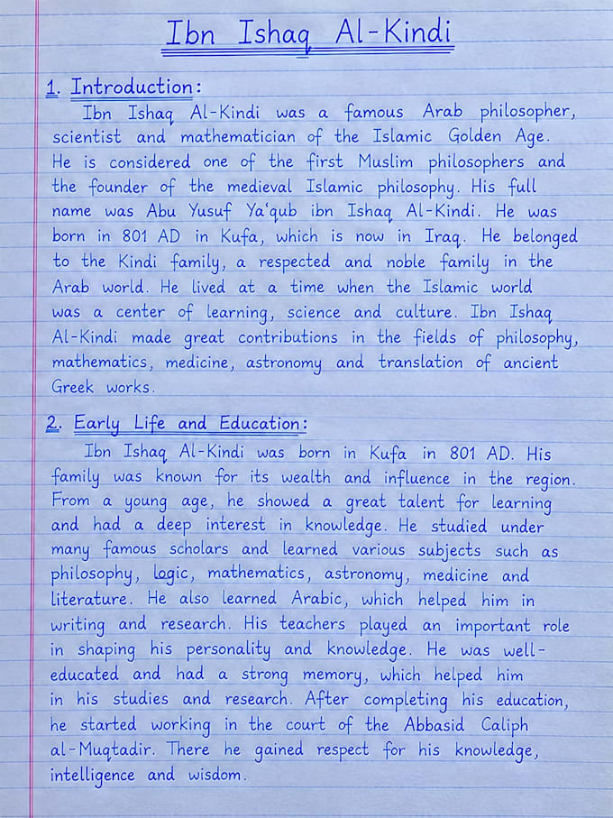 create beautiful handwritten notes and assignments