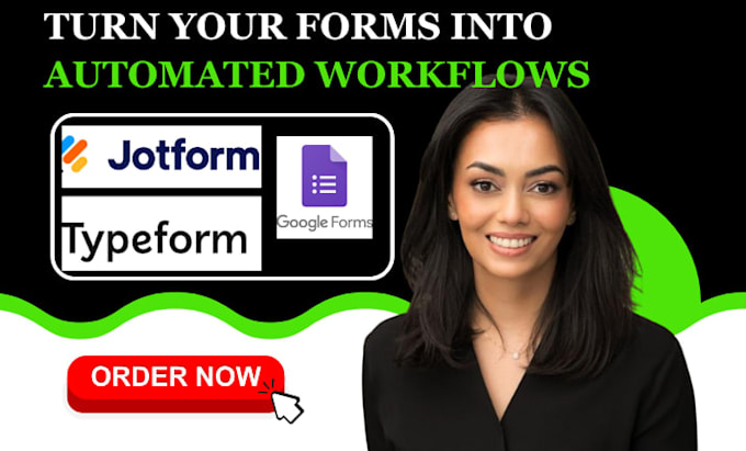 create jotform typeform google forms automation