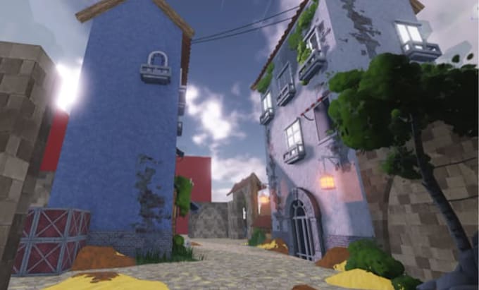 build realistic and stylized roblox map, terrain environment in roblox studio