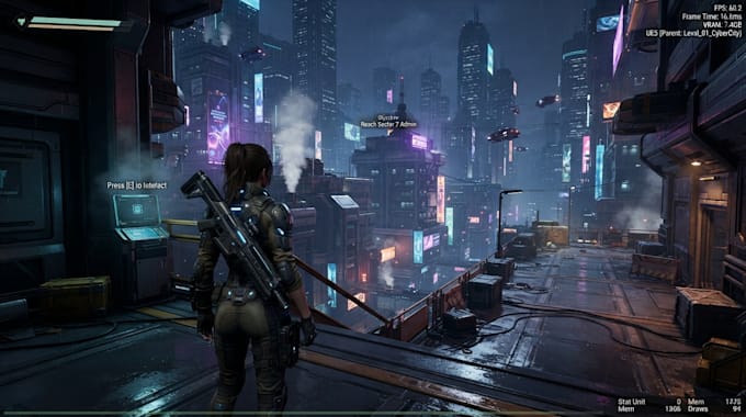 develop unreal engine 5 game, gameplay system, blueprint scripting environ setup