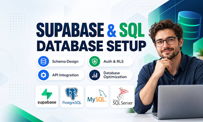 setup subabase postgresql mysql sql database and API