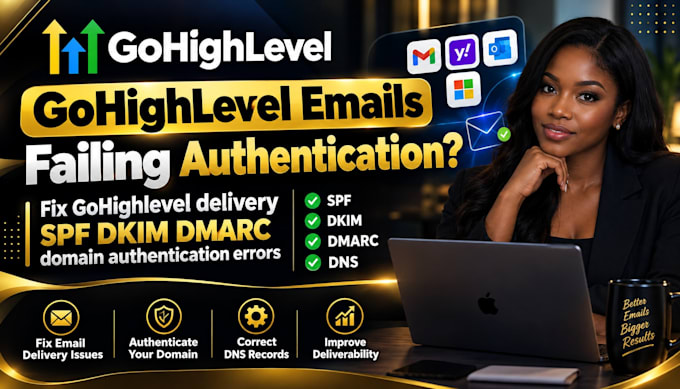 fix gohighlevel email delivery spf dkim dmarc dns