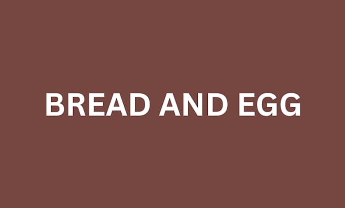 bread and egg meat fish