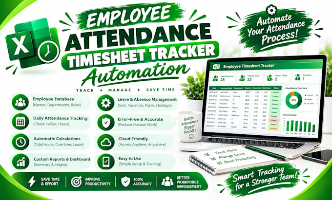 do excel employee attendance timesheet tracker automation, work schedule tracker