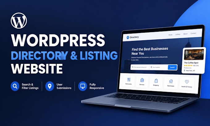 design business directory listing website using wordpress
