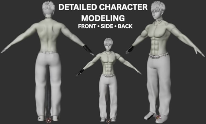 sculpt custom 3d characters from 2d references for 3d printing