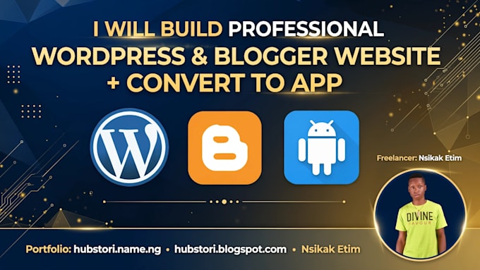 build wordpress blogger convert to app API SEO monetize