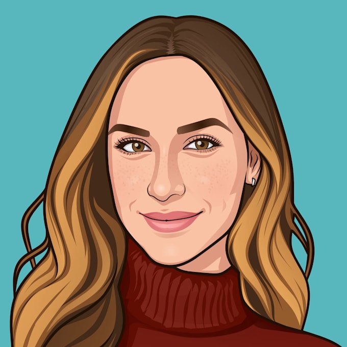 vector trace, vector face, and redraw your picture