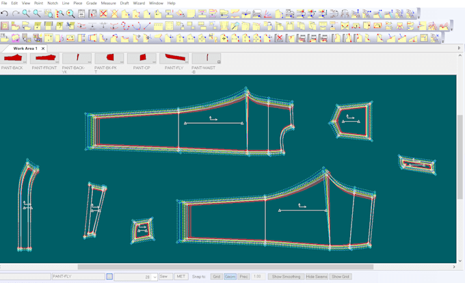 create garment patterns, grading and markers in gerber