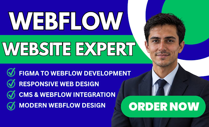 webflow website figma design to webflow development