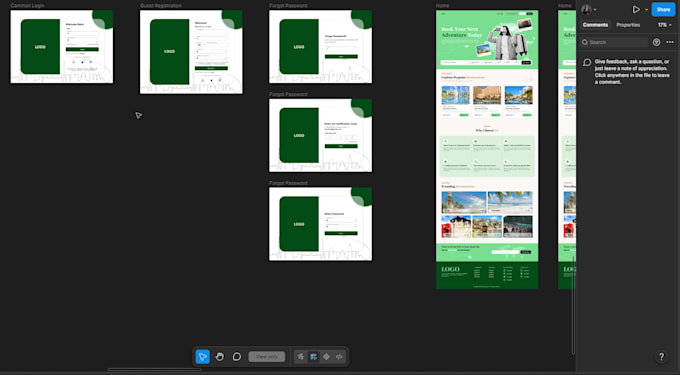 build full stack web application landing page and mobile app