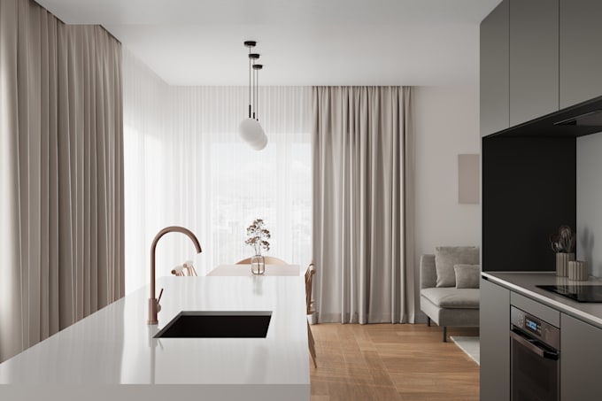 create photorealistic 3d interior renders